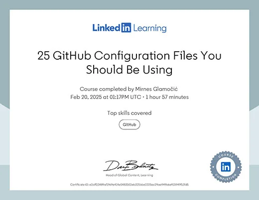 Certificate 25 GitHub Configuration Files You Should Be Using