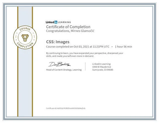 Certificate CSS Images