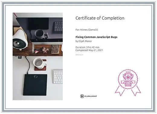 Certificate Fixing Common JavaScript Bugs