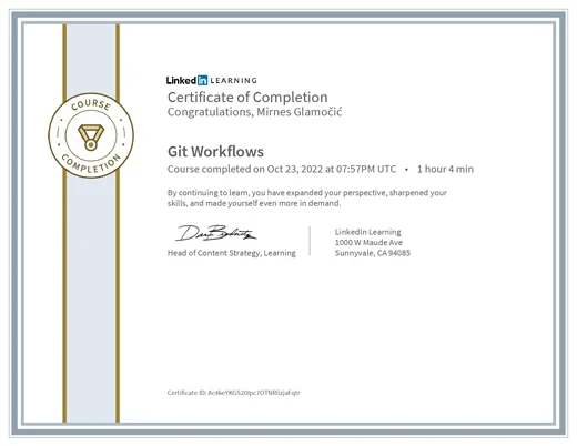 Certificate Git Workflows
