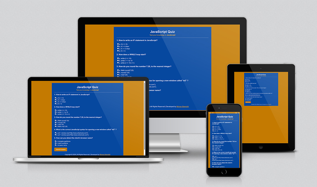 JavaScript Quiz App