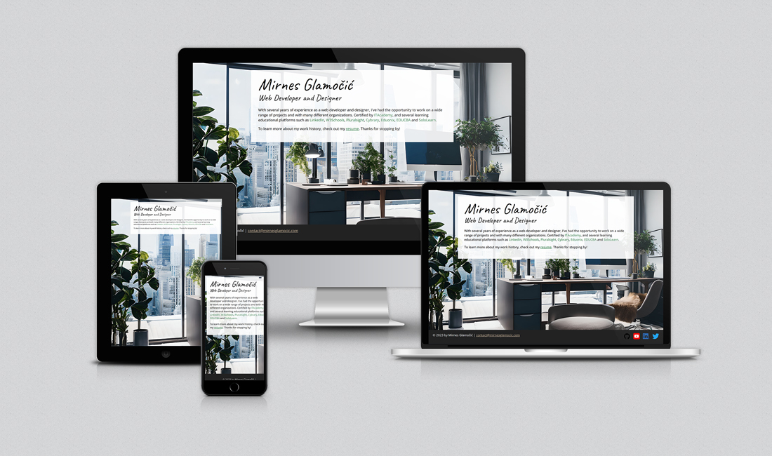 Portfolio and Resume